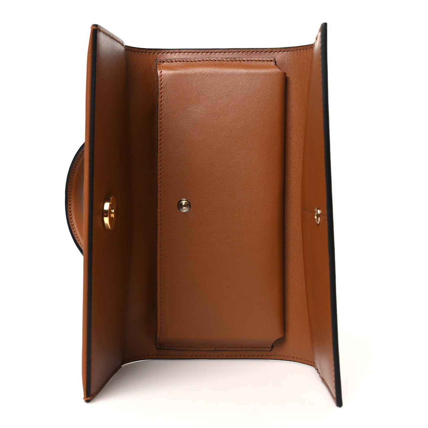 Smooth Calfskin Gancini Top Handle Wallet On Chain Sella
