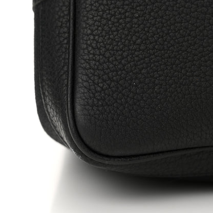 Hermes Toile Militaire Negonda Verso Garden Party Tote 36 MM  Black Rouge H 9 of 9