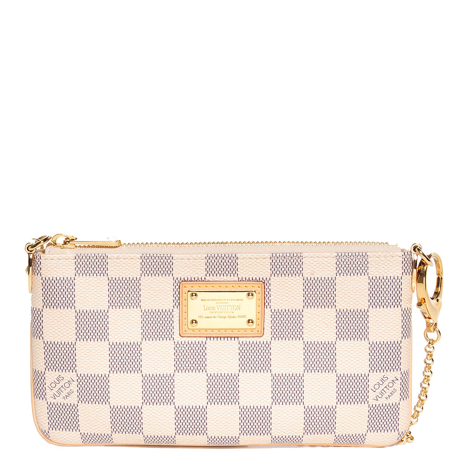 Louis Vuitton Damier Azur Pochette Milla MM 1 of 8
