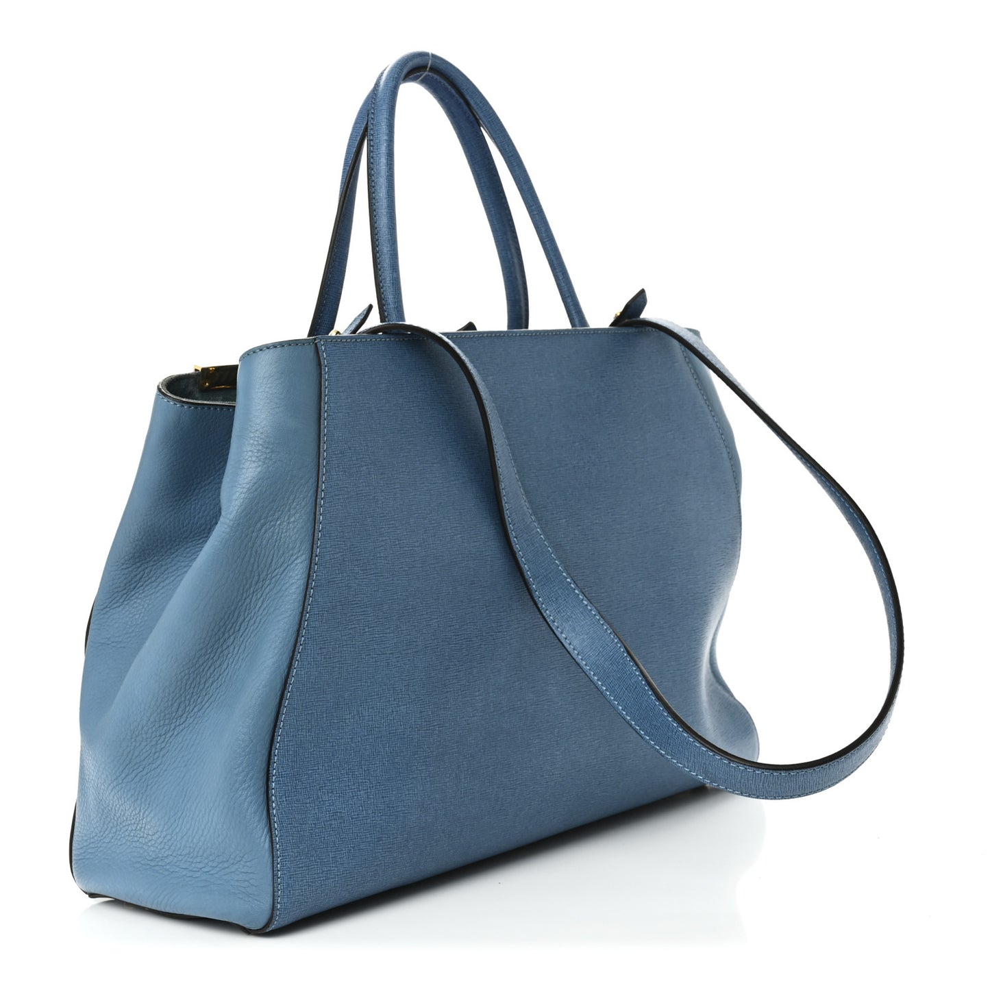 Vitello Elite Regular 2Jours Tote Blue Cobalto