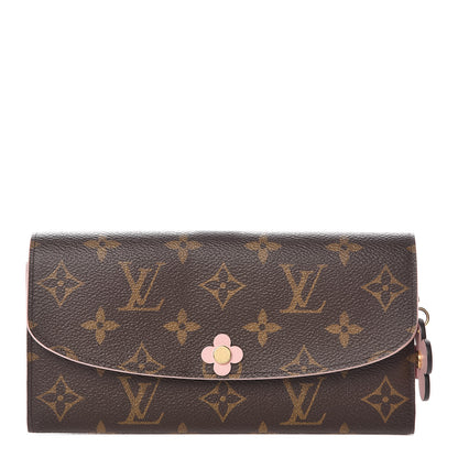 Louis Vuitton Monogram Bloom Flower Emilie Wallet 1 of 7