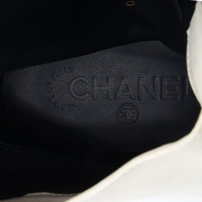 Chanel Patent Leather Short Boots 39 Black White 8 of 8