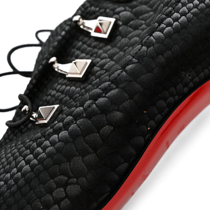 Christian Louboutin Nubuck Du Desert Frenchissima 85 Ankle Boot 36 Black 10 of 10