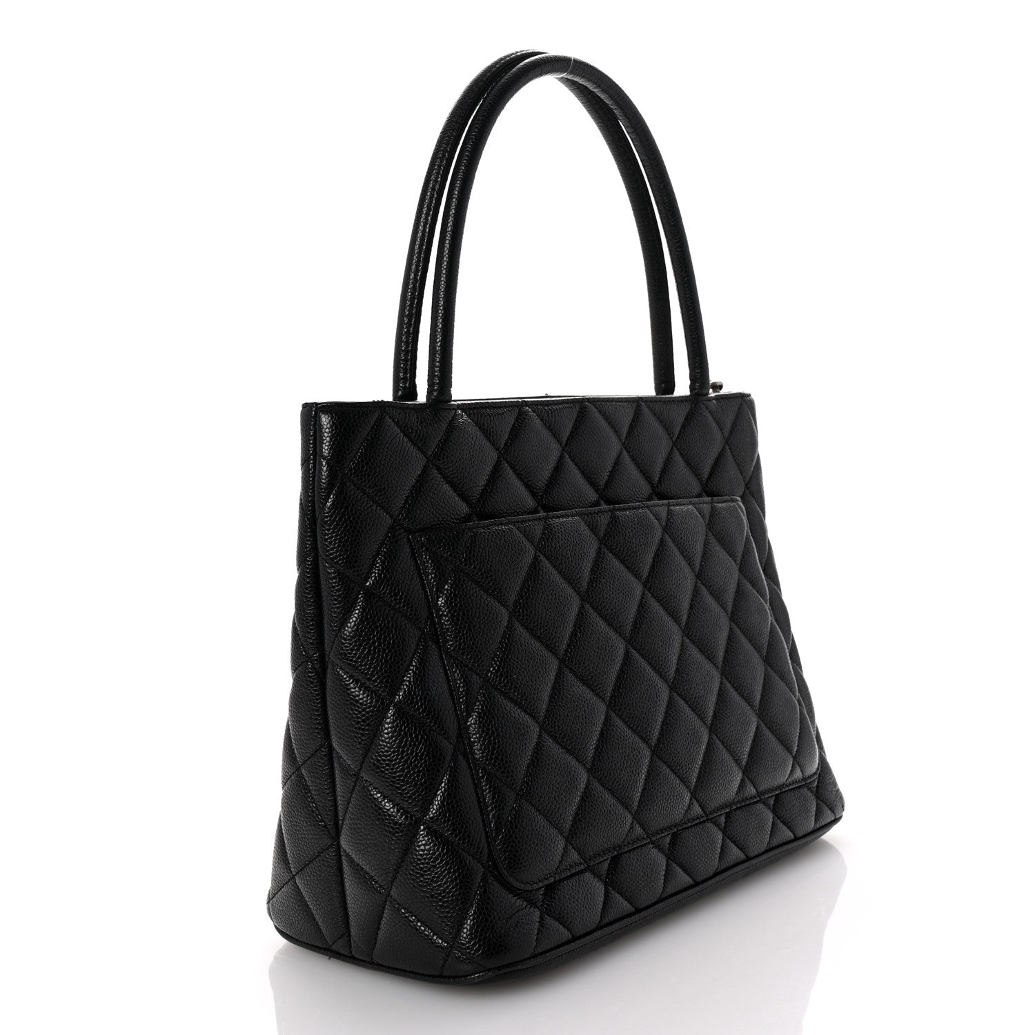 Chanel Caviar Quilted Medallion Tote Black 3 of 10