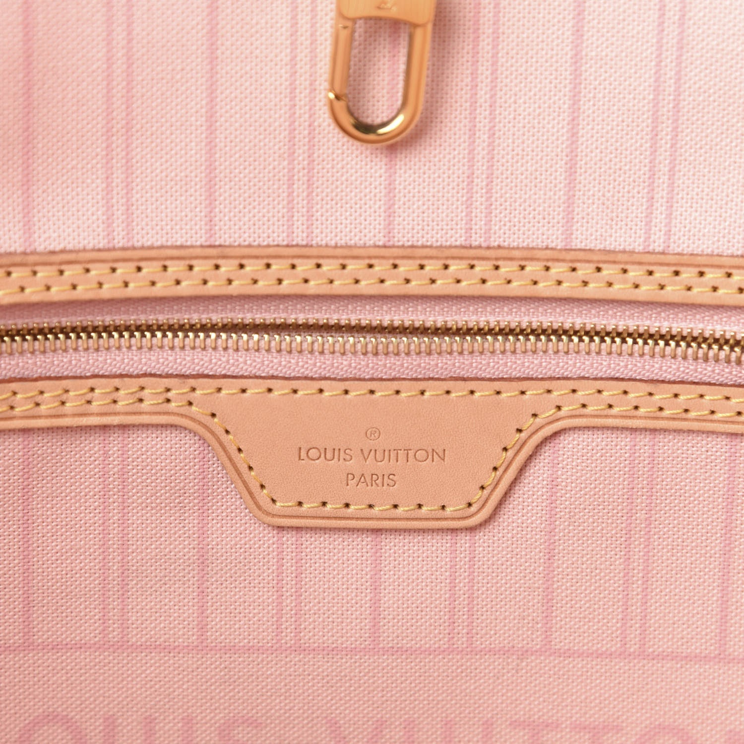 Louis Vuitton Damier Azur Neo Neverfull MM Rose Ballerine 8 of 12