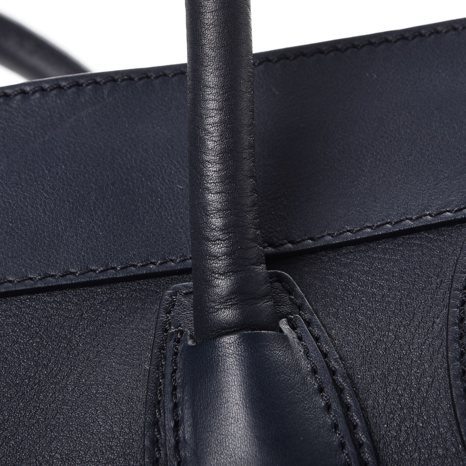 Celine Smooth Calfskin Mini Luggage Navy Blue 11 of 12