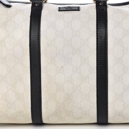 Gucci GG Plus Monogram Medium Joy Boston White Black 15 of 27