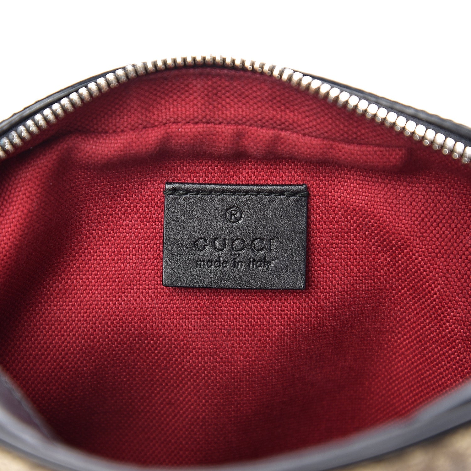 Gucci GG Supreme Monogram Web Small Shoulder Bag Black 5 of 9