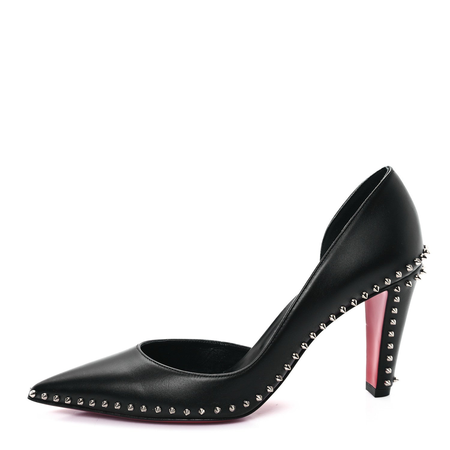Christian Louboutin Calfskin Vidura 85 Pumps 38.5 Black 1 of 9