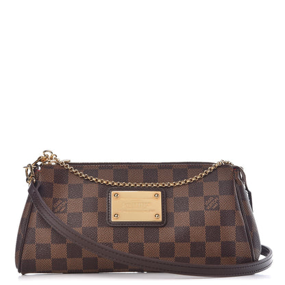 Louis Vuitton Damier Ebene Eva Clutch 1 of 7
