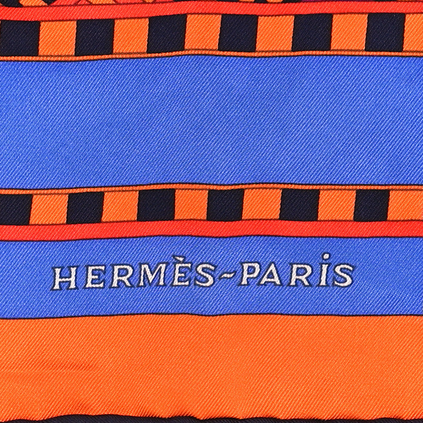 Hermes Silk Double Sangle Scarf 90 Rouge Bougainvillea 2 of 6