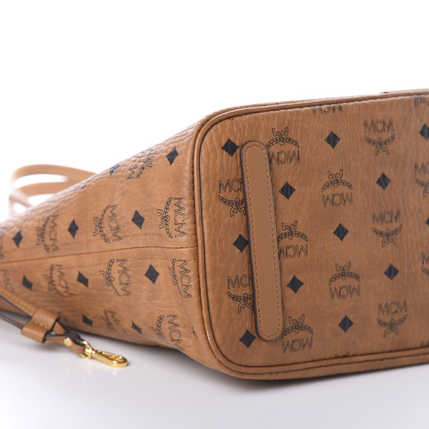 Visetos Medium Liz Reversible Shopper Tote Cognac
