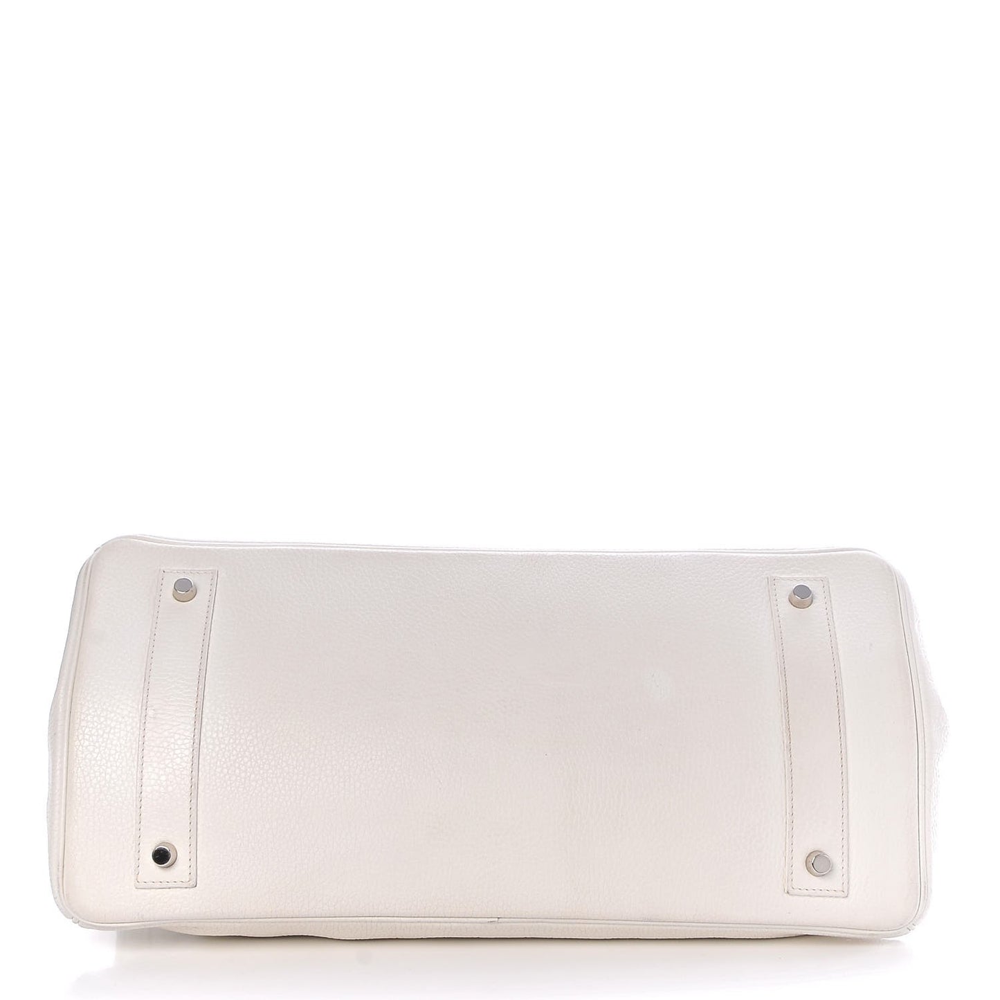 Taurillon Clemence JPG Birkin 42 White