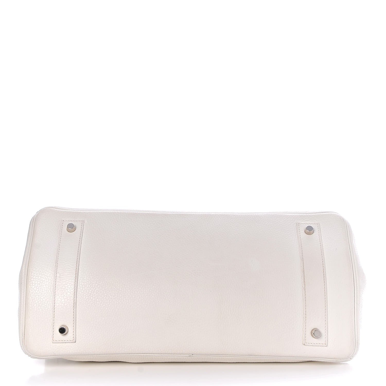 Hermes Taurillon Clemence JPG Birkin 42 White 8 of 33