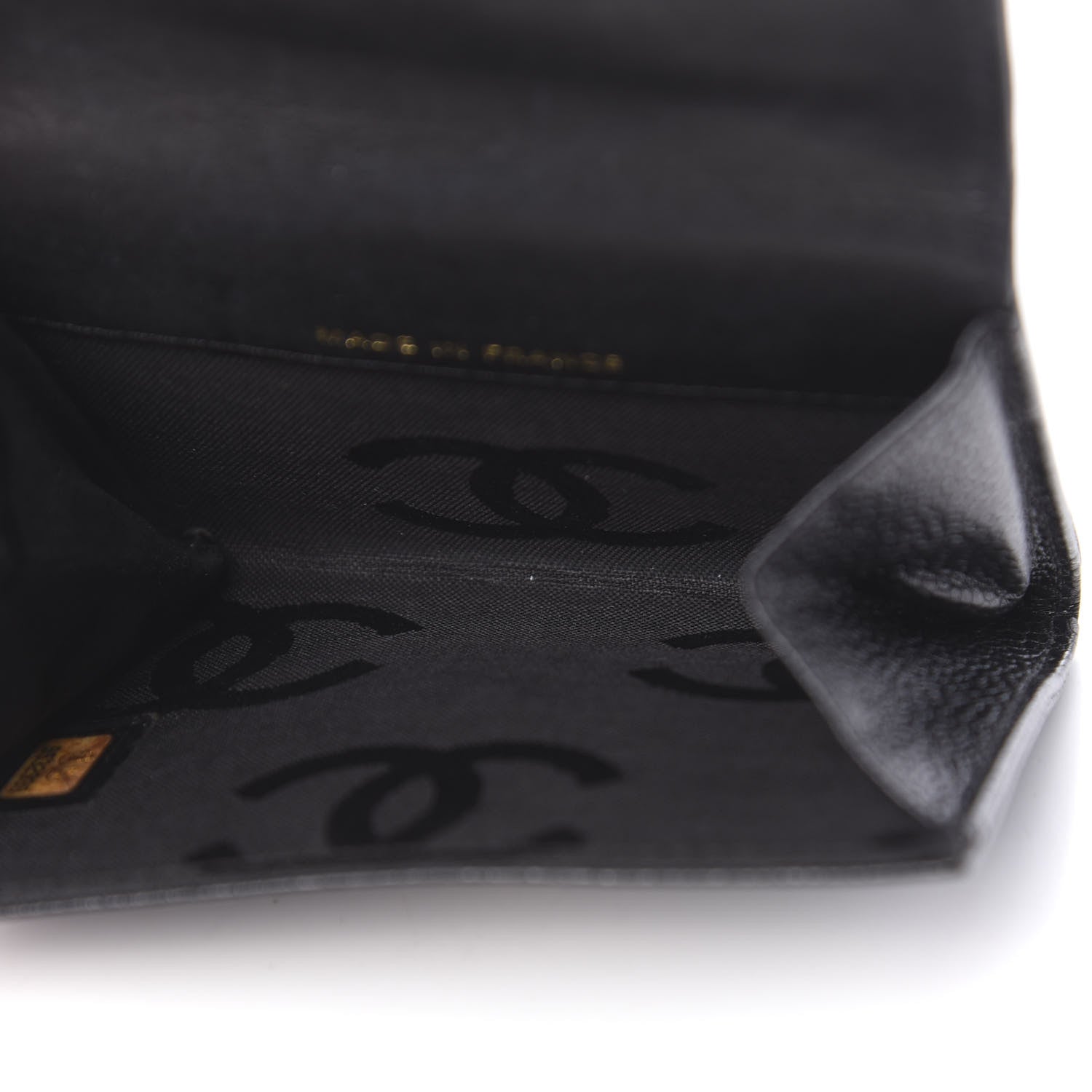 Chanel Caviar Timeless CC Flap Card Holder Black 5 of 8