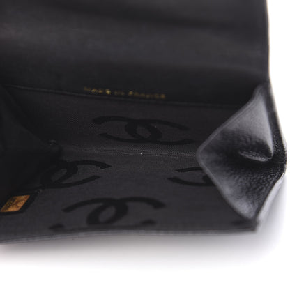 Chanel Caviar Timeless CC Flap Card Holder Black 5 of 8