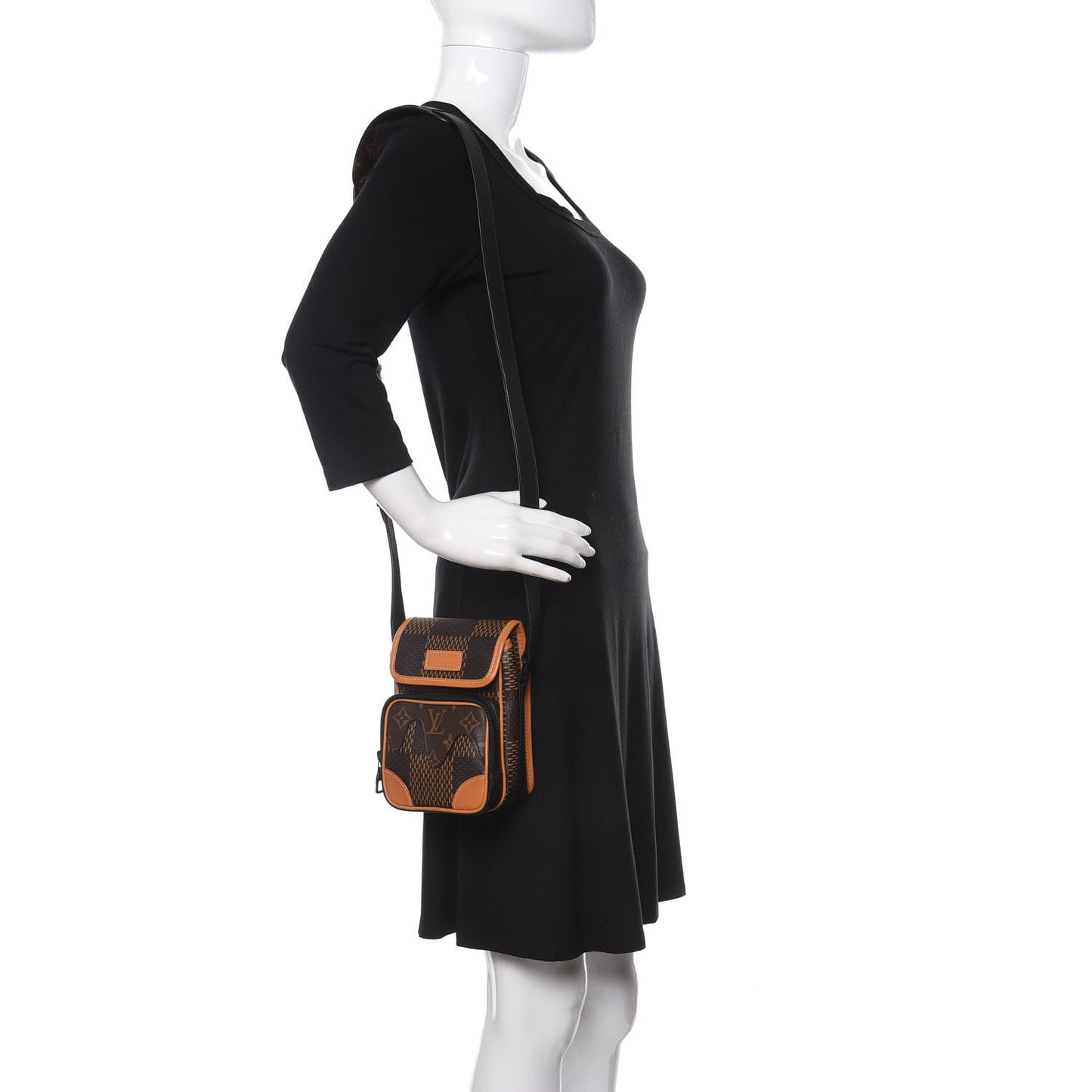 X NIGO Giant Damier Ebene Monogram Nano Amazone Messenger