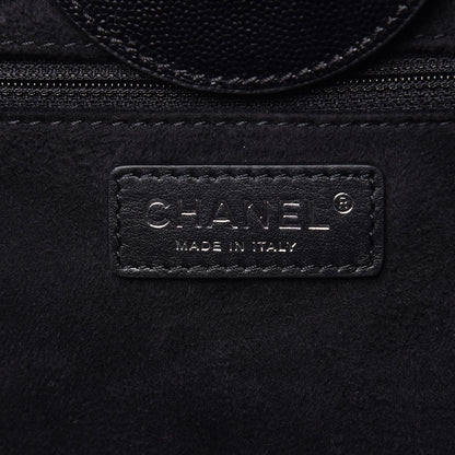 Chanel Caviar Small Studded Deauville Tote Black 6 of 8