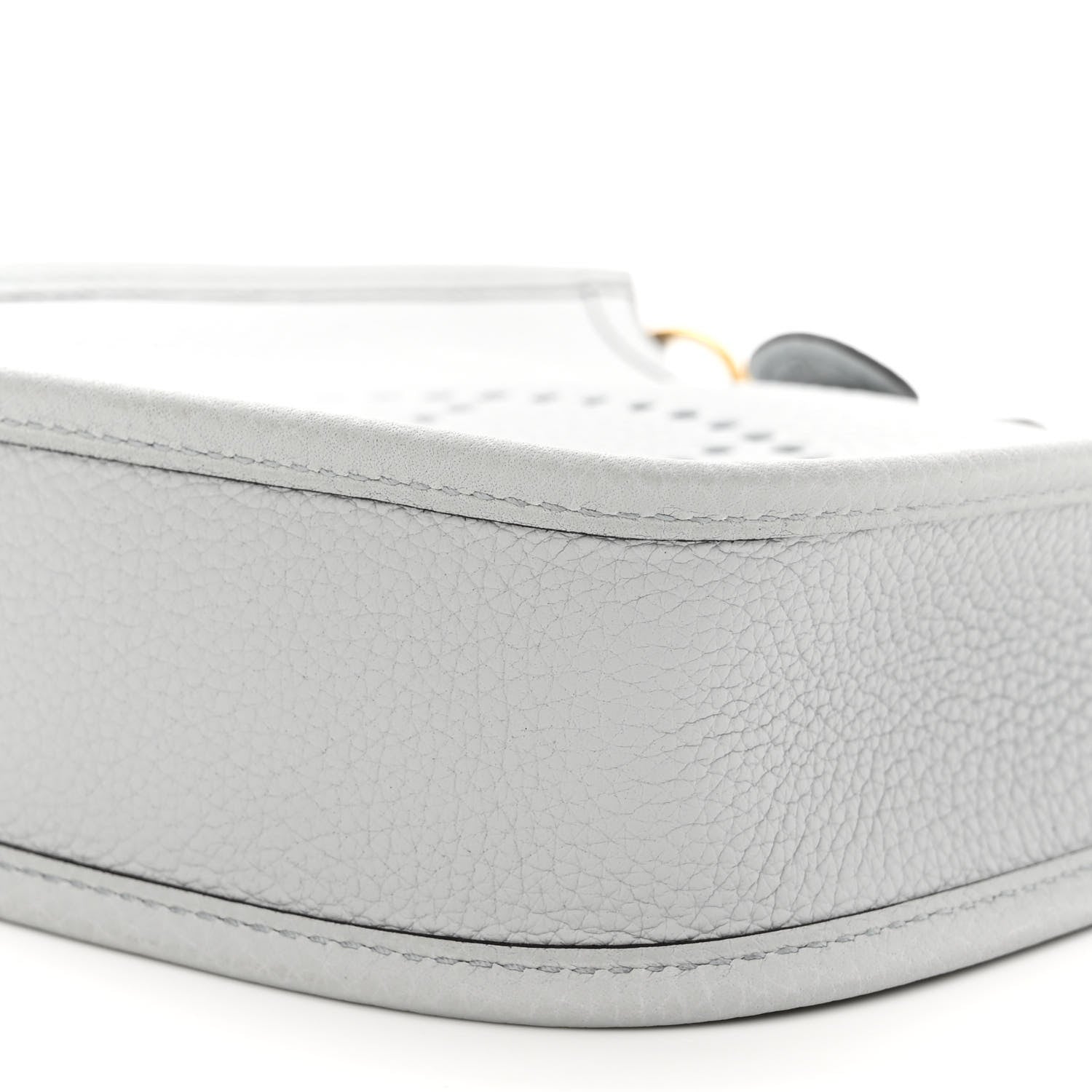 Hermes Taurillon Clemence Amazone Evelyne TPM Bleu Pale Nata 9 of 9