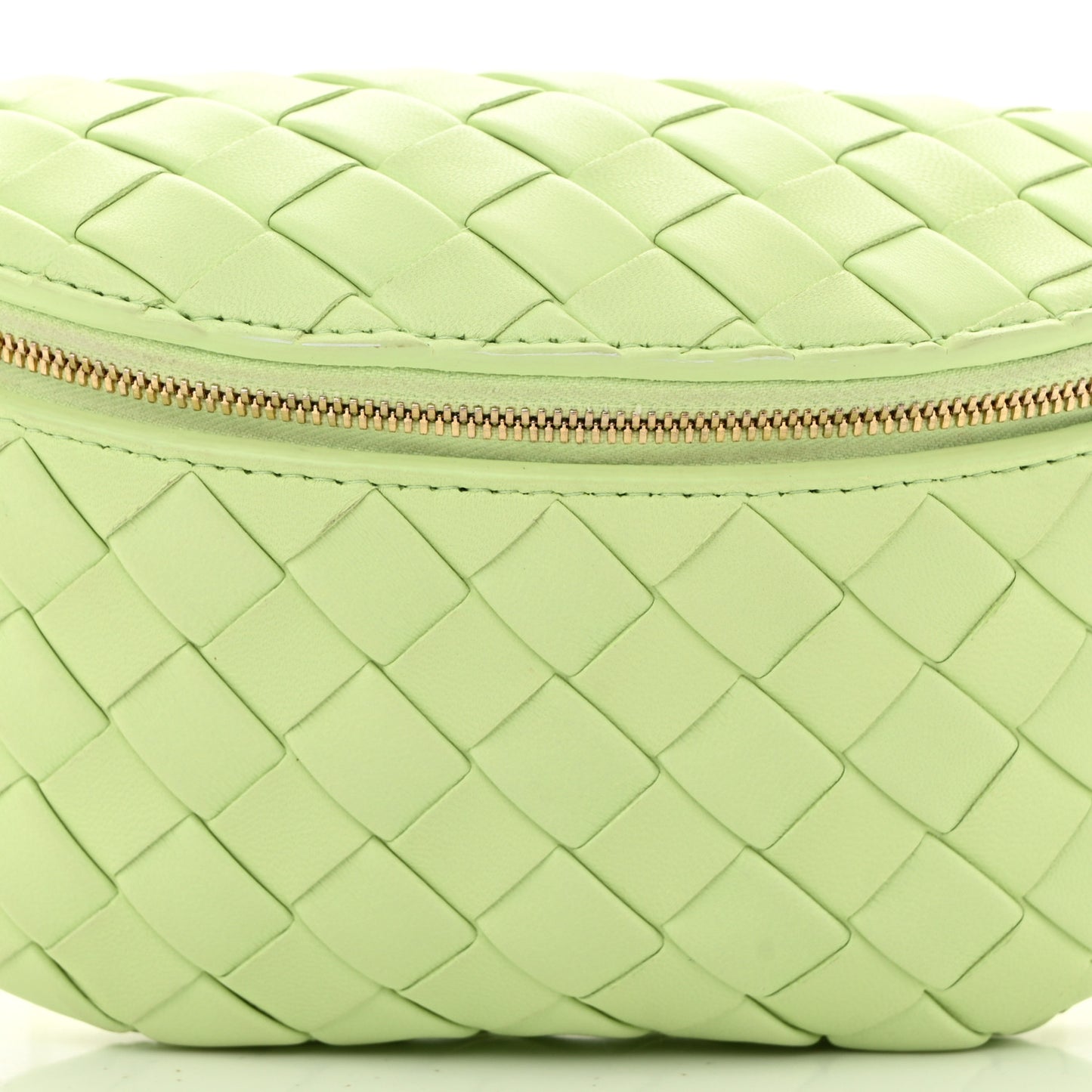 Nappa Intrecciato Belt Bag Fennel