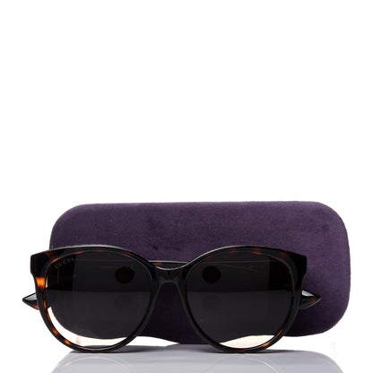 Gucci Round Frame GG0636SK Sunglasses Havana Brown 8 of 8