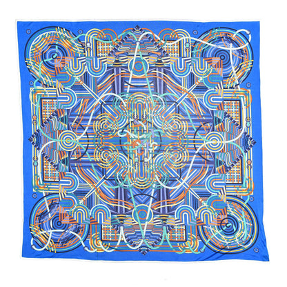 Hermes Summer Twill Silk La Fabrique des Rubans Scarf 90 1 of 6