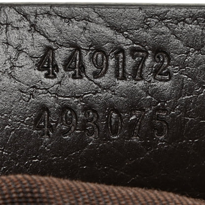 Gucci Monogram Flap Messenger Bag Beige Dark Brown 7 of 10