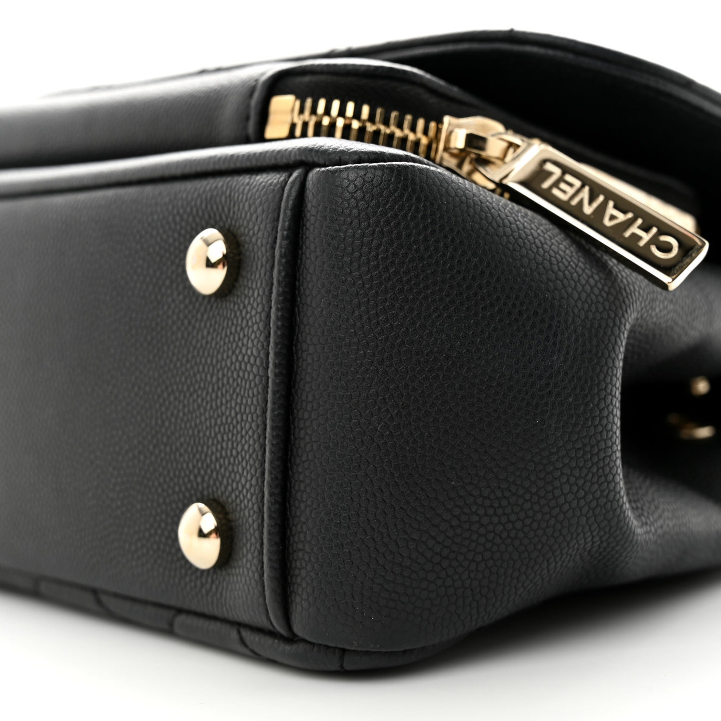 Caviar Quilted Small Business Affinity Flap Black