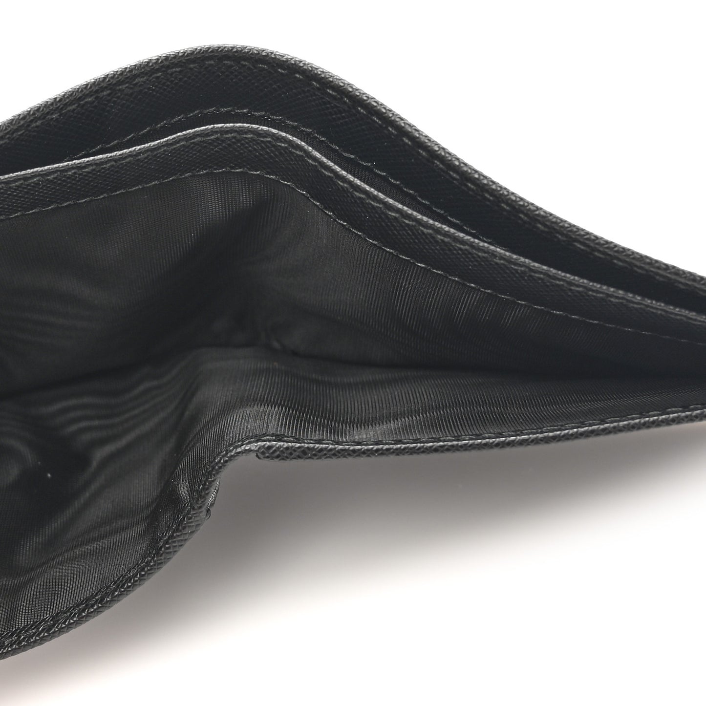 Saffiano Bi-Fold Wallet Black Papaya