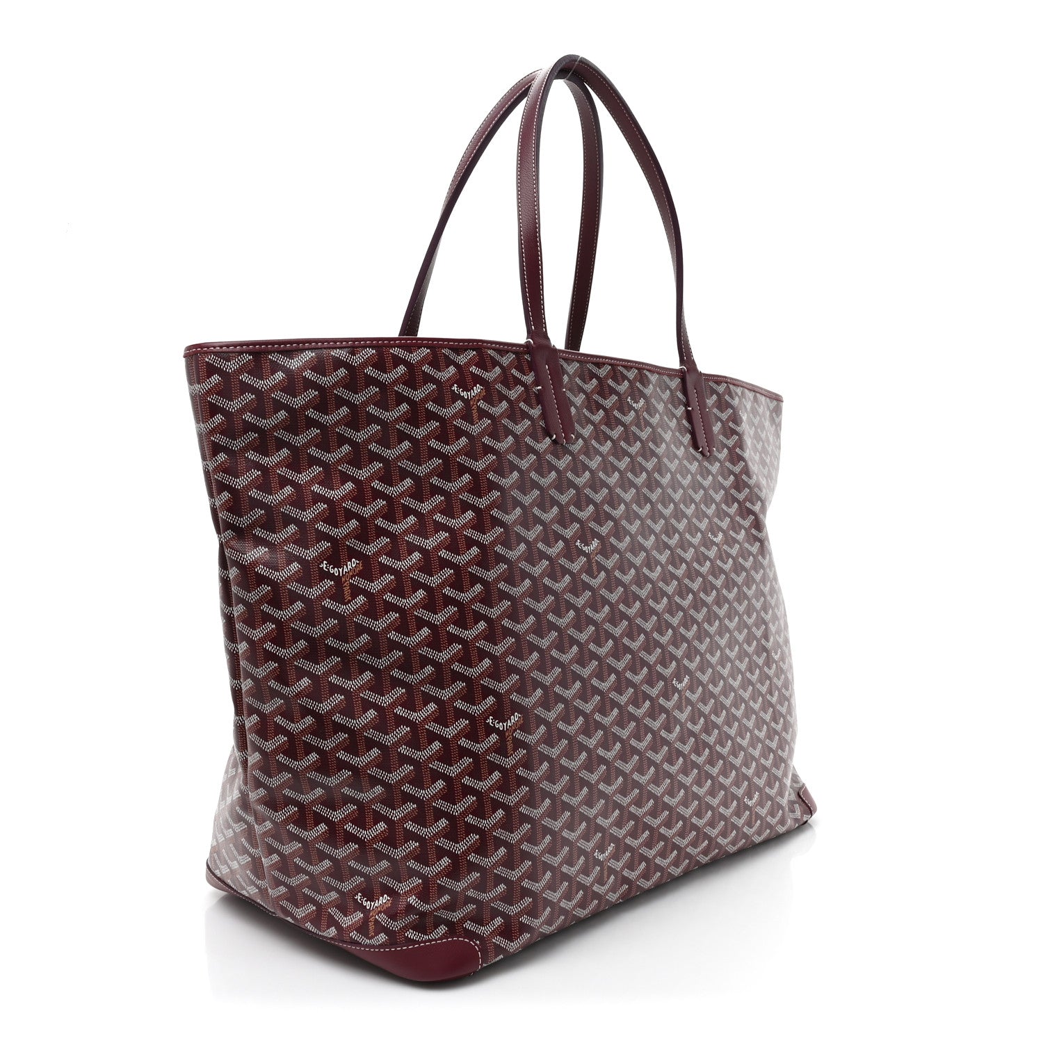 Goyard Goyardine Artois GM Burgundy 3 of 9