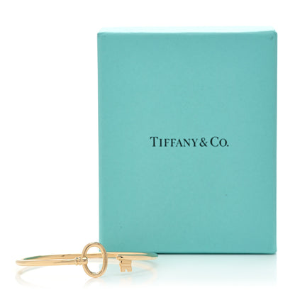 Tiffany 18K Yellow Gold Keys Wire Bracelet 4 of 4