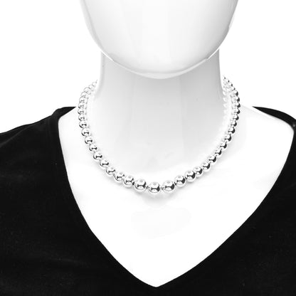 Tiffany Sterling Silver HardWear Graduated Ball Necklace 2 of 4