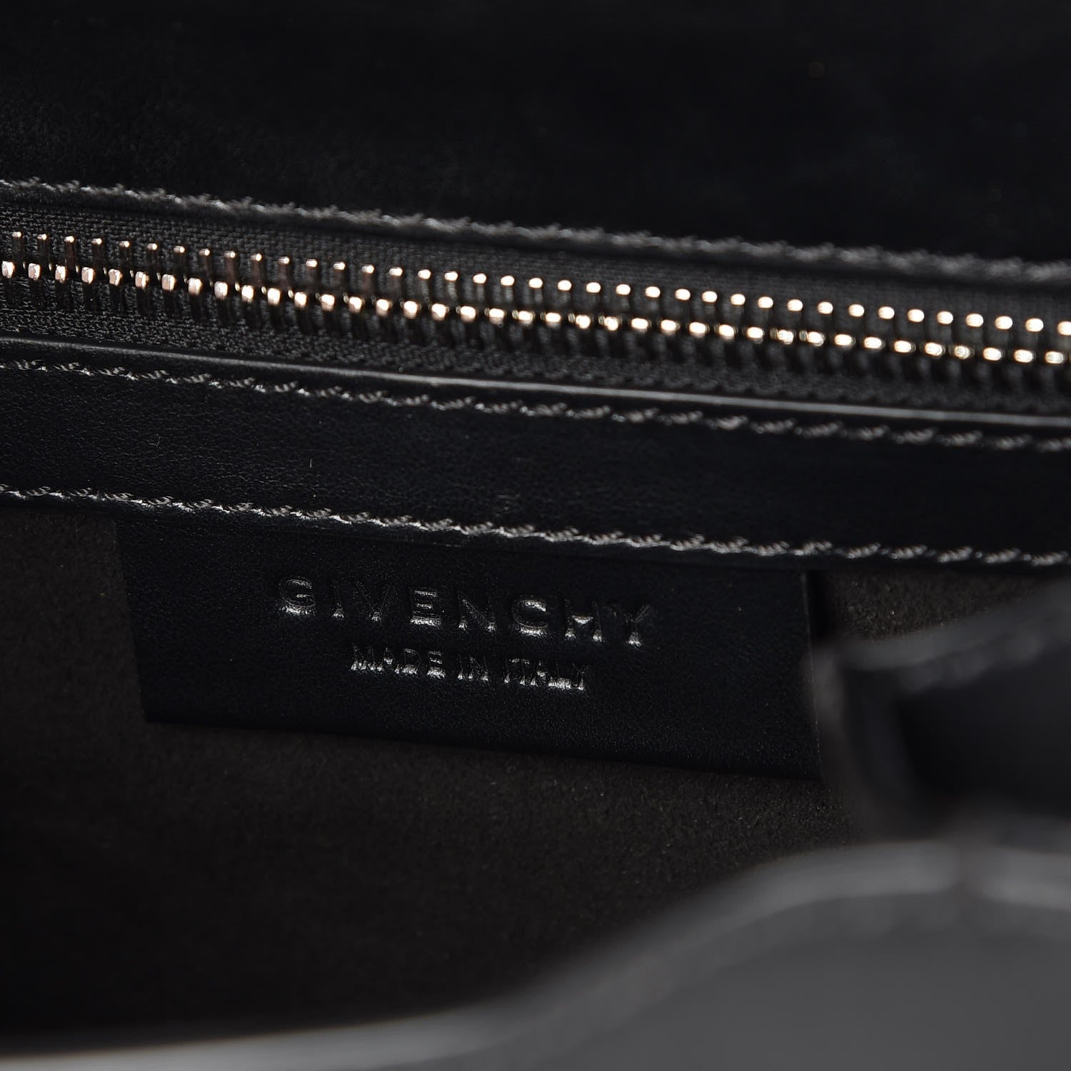 Givenchy Calfskin Mini Pandora Box Logo Strap Crossbody Bag Black 6 of 7