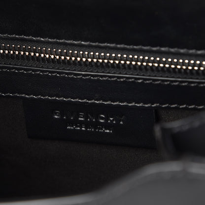 Givenchy Calfskin Mini Pandora Box Logo Strap Crossbody Bag Black 6 of 7