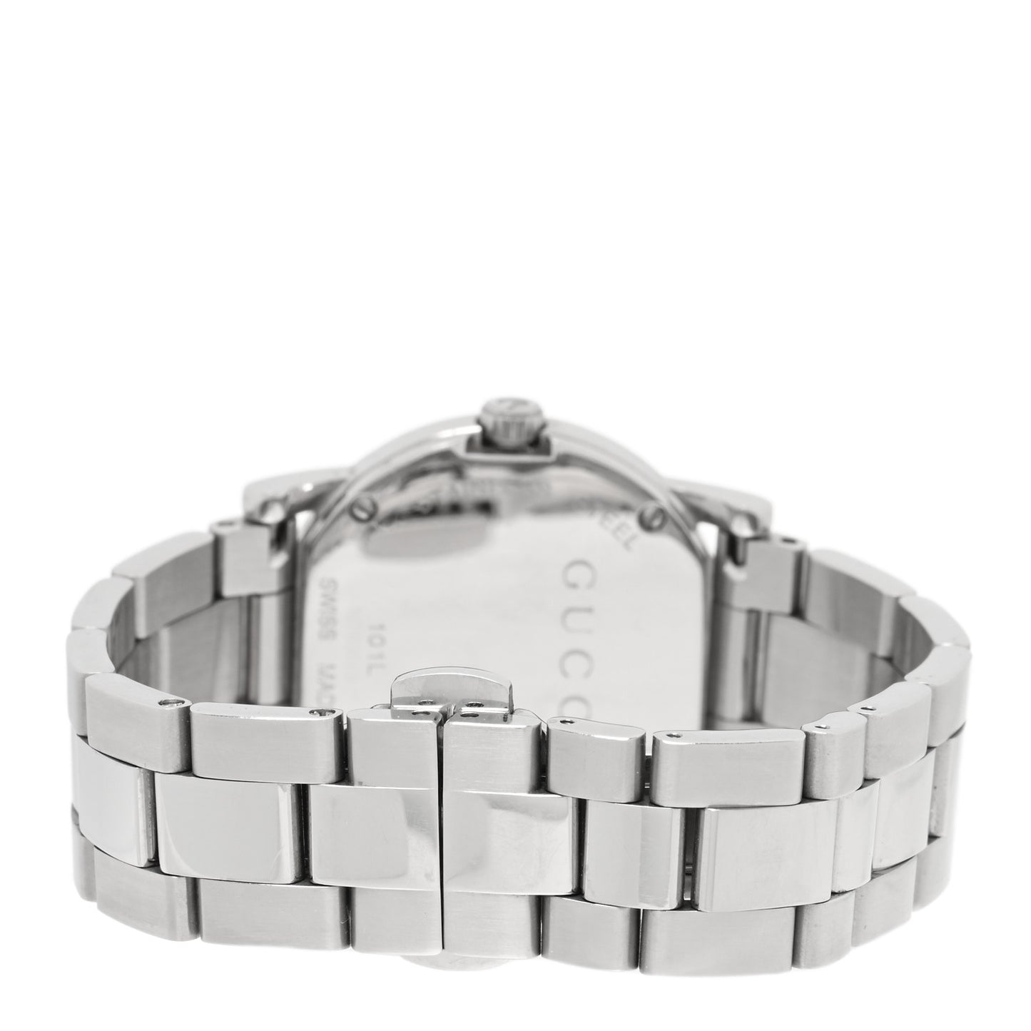 Stainless Steel Diamond Bezel Mother of Pearl 27mm 101L Quartz Watch