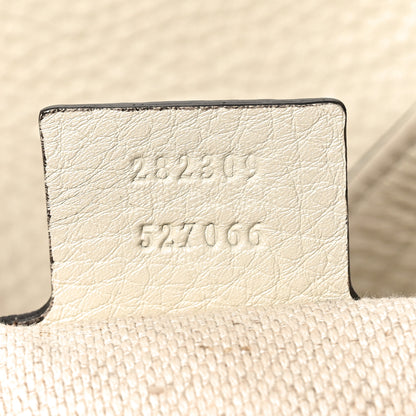 Gucci Pebbled Calfskin Medium Soho Shoulder Bag Off White 7 of 11