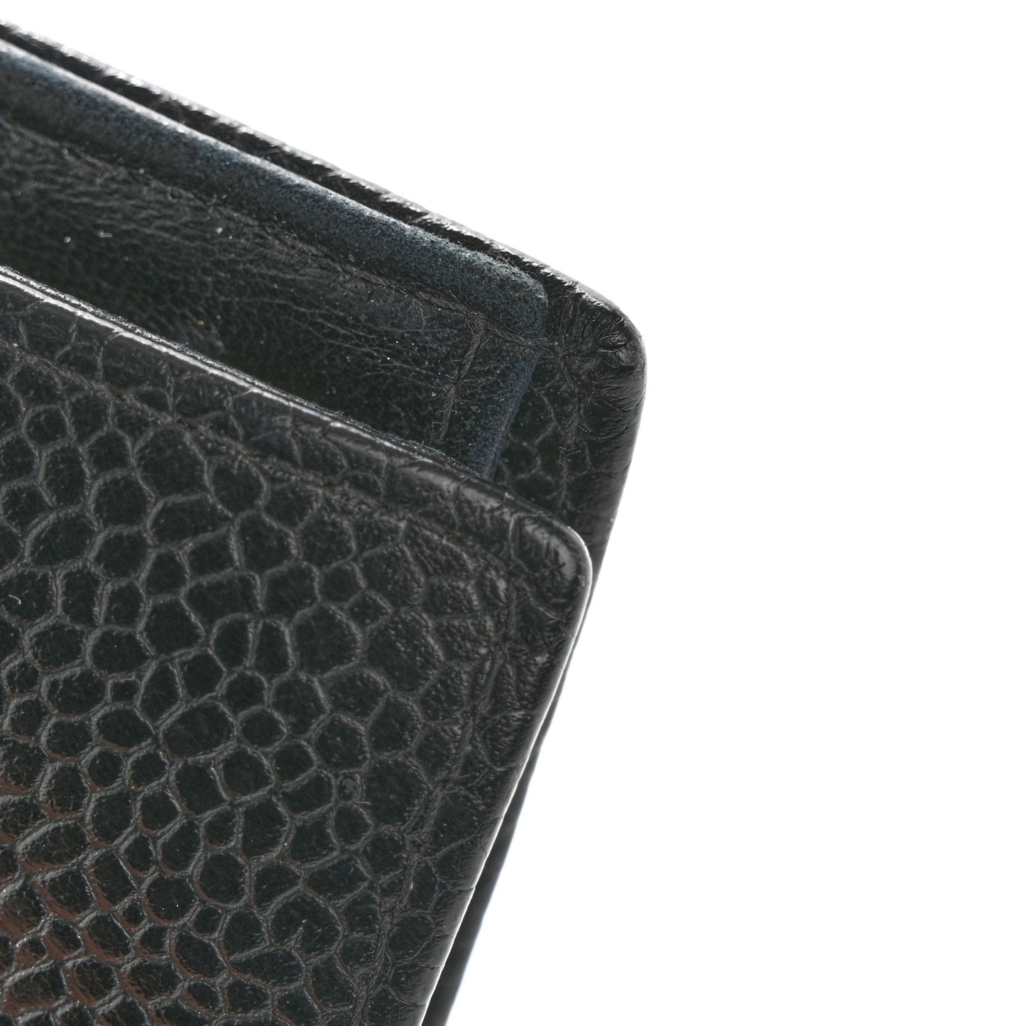 Caviar Timeless CC Compact French Wallet Black