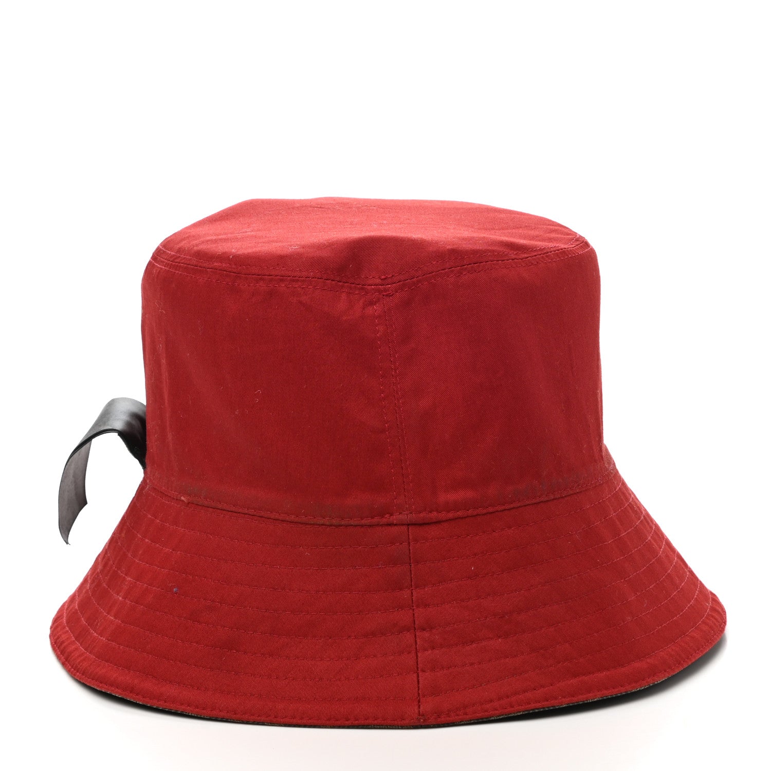 Fendi Technical Fabric FF Reversible Bucket Hat L Tobacco Red 12 of 17