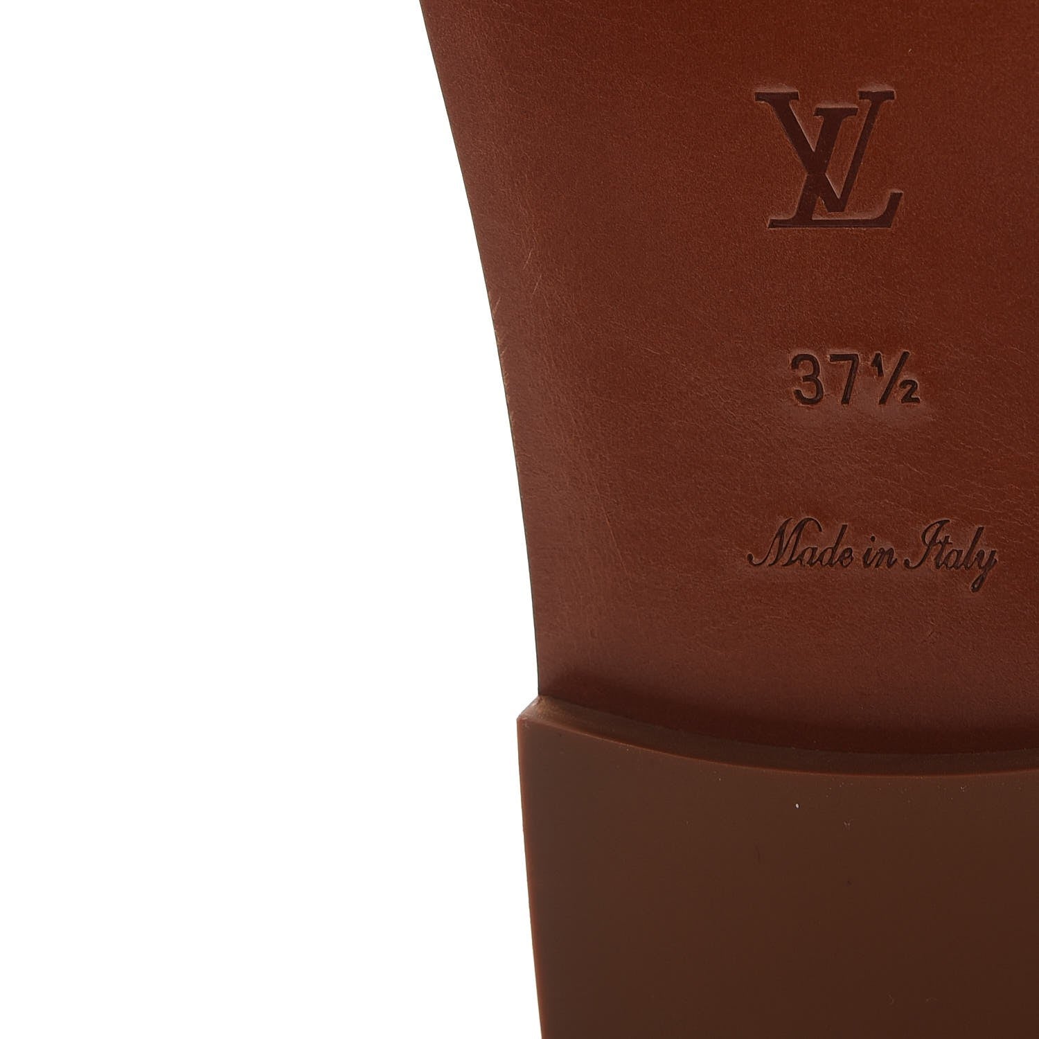 Louis Vuitton Monogram Patent Carimbo Flat Sandals 37.5 Red 6 of 9