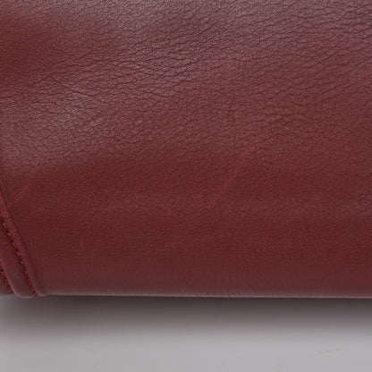Celine Supple Calfskin Medium Phantom Luggage Burgundy 15 of 19