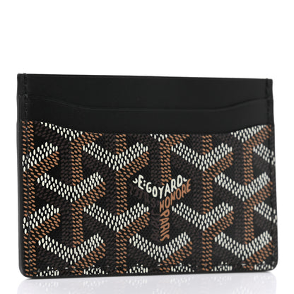 Goyard Goyardine Saint Sulpice Card Holder Black 3 of 6