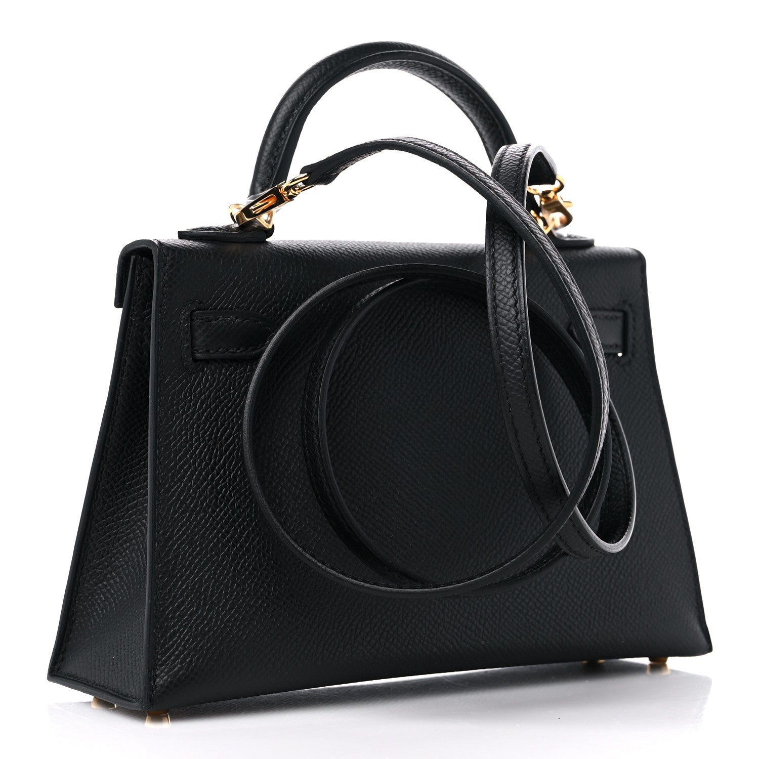 Hermes Epsom Mini Kelly Sellier 20 Black 3 of 10