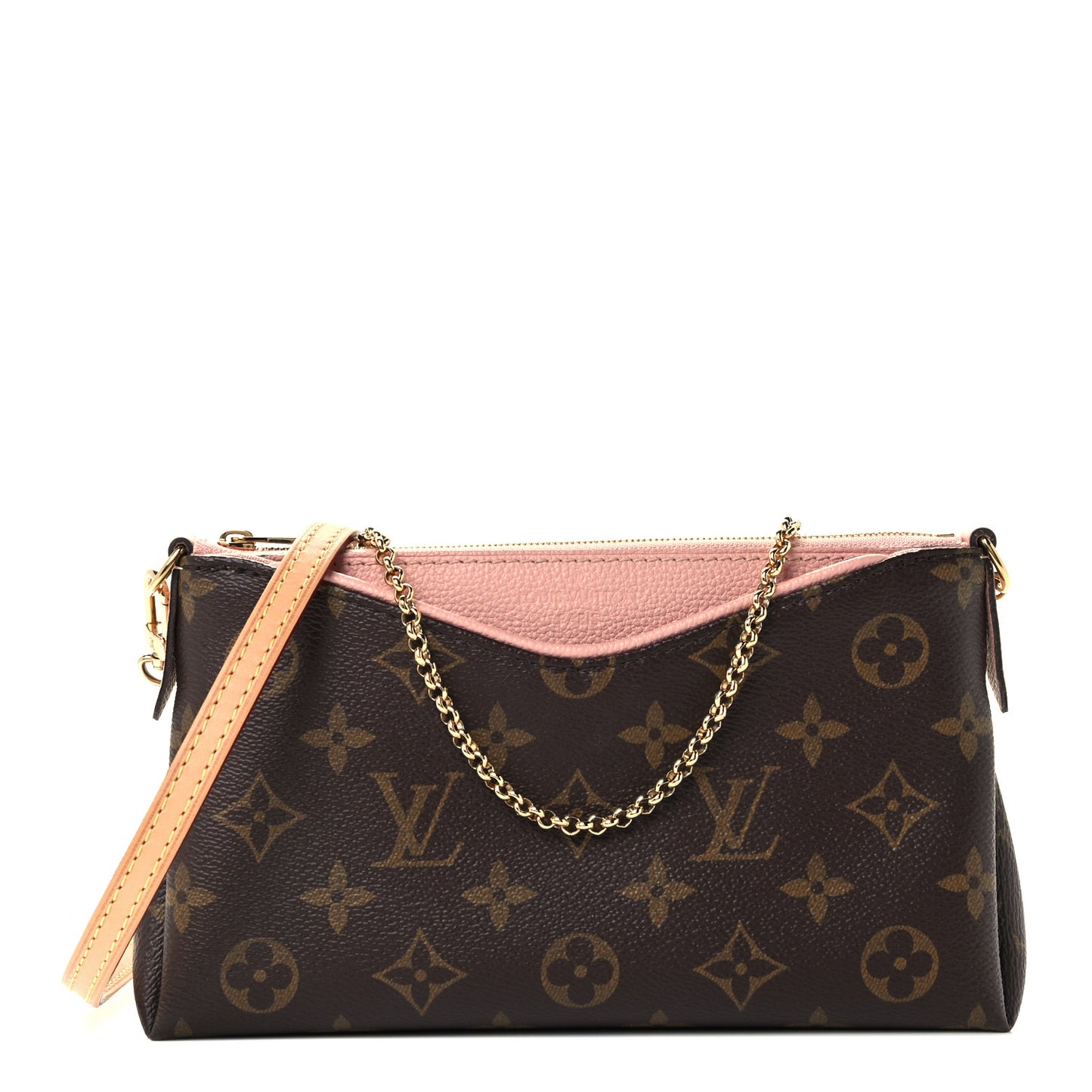 Monogram Pallas Clutch Rose Poudre
