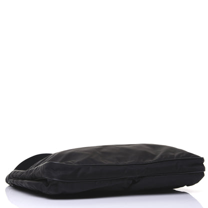 Prada Nylon Flat Messenger Bag Black 4 of 14