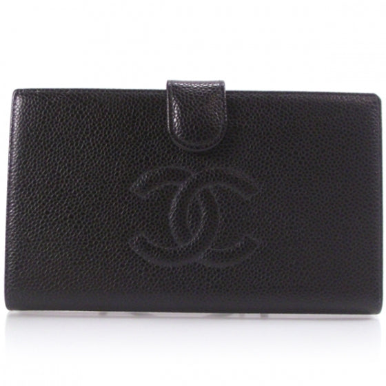 Caviar CC Wallet Clutch Black