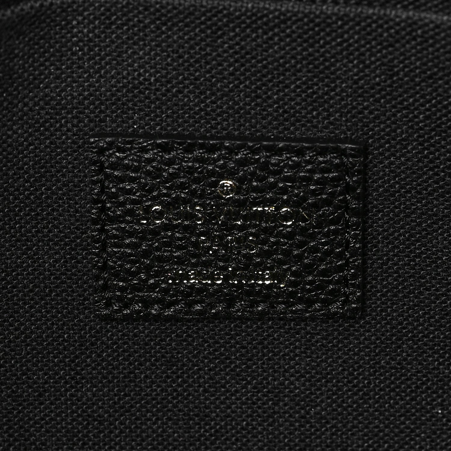 Louis Vuitton Empreinte Pochette Felicie Chain Wallet Black 5 of 6