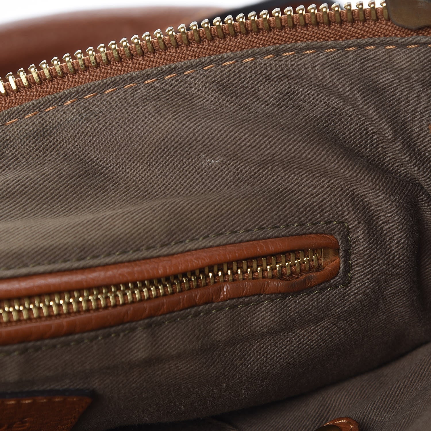 Chloe Calfskin Medium Marcie Satchel Tan 8 of 15