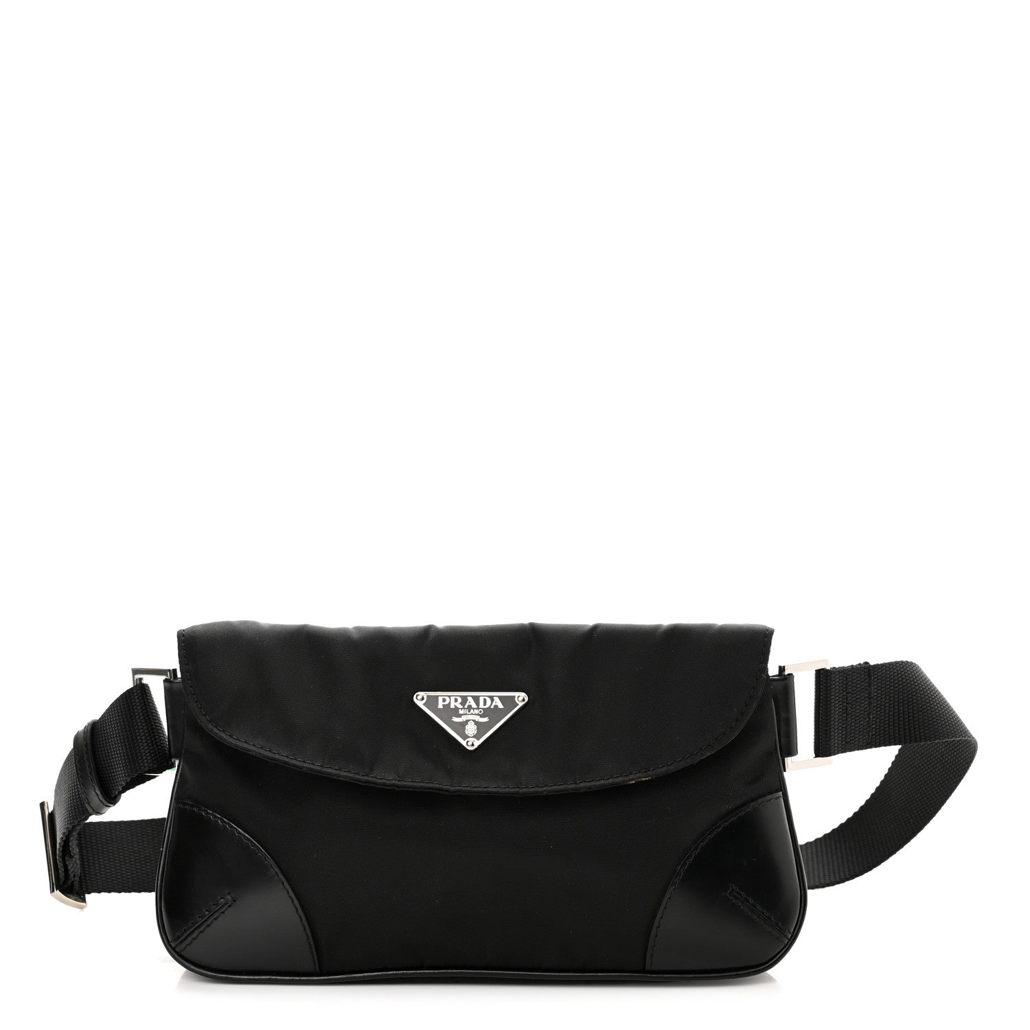Prada Tessuto Nylon Belt Bag Black 1 of 11