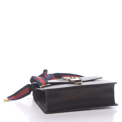 Gucci Calfskin Small Sylvie Shoulder Bag Black 4 of 20