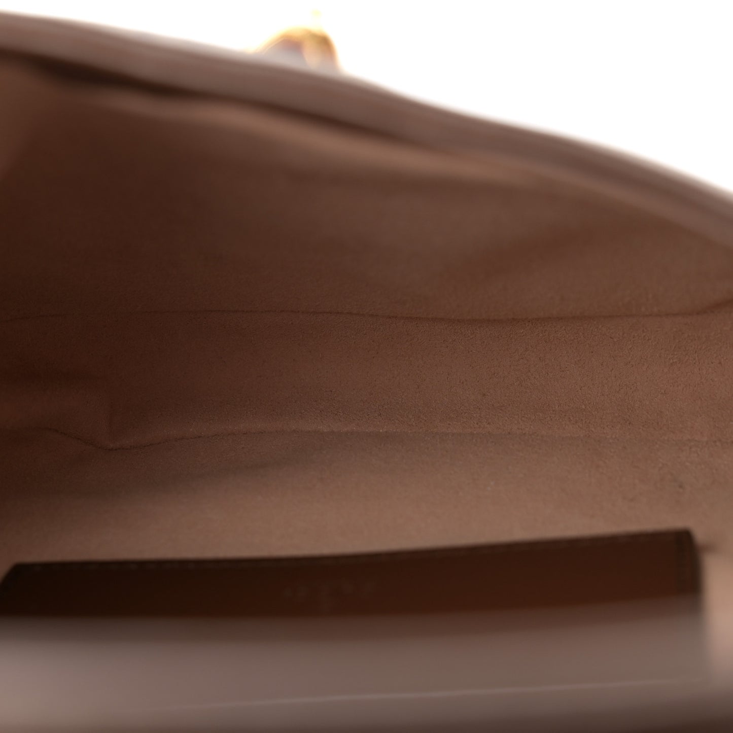 GG Supreme Monogram Azalea Calfskin Web Mini Jackie 1961 Hobo Beige Ebony Brown Sugar